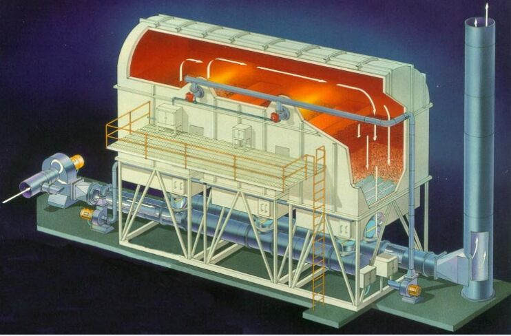 RTO蓄热式热氧化炉（两室或三室）环保节能设备